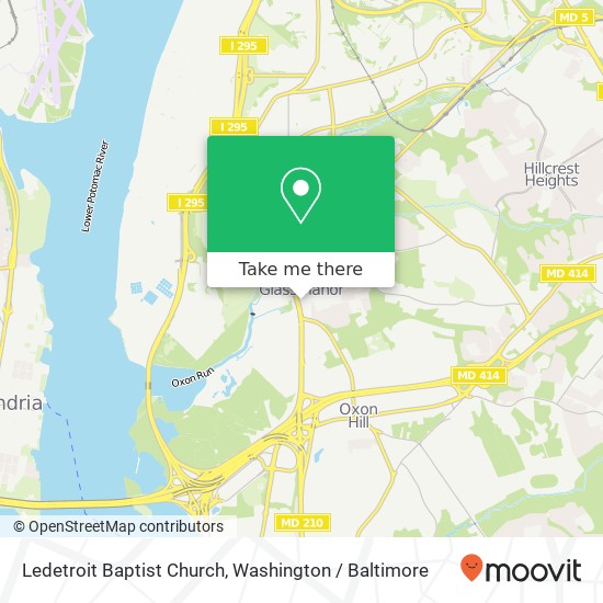 Mapa de Ledetroit Baptist Church