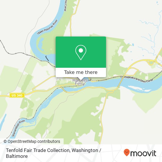 Mapa de Tenfold Fair Trade Collection