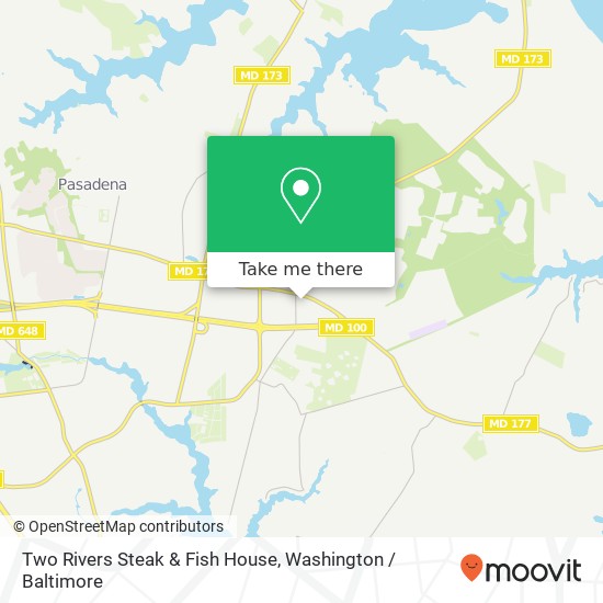 Two Rivers Steak & Fish House map