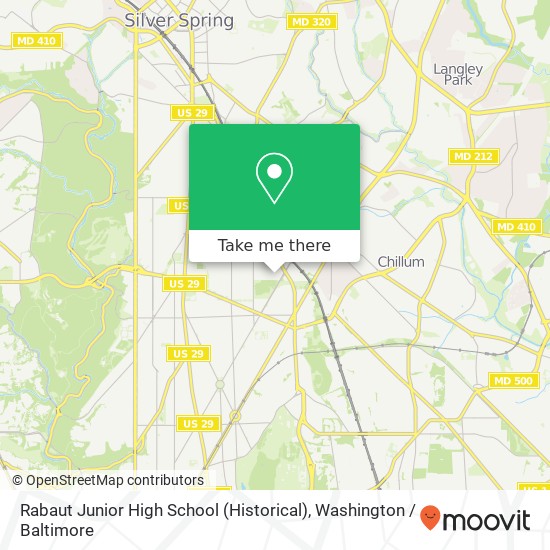 Rabaut Junior High School (Historical) map