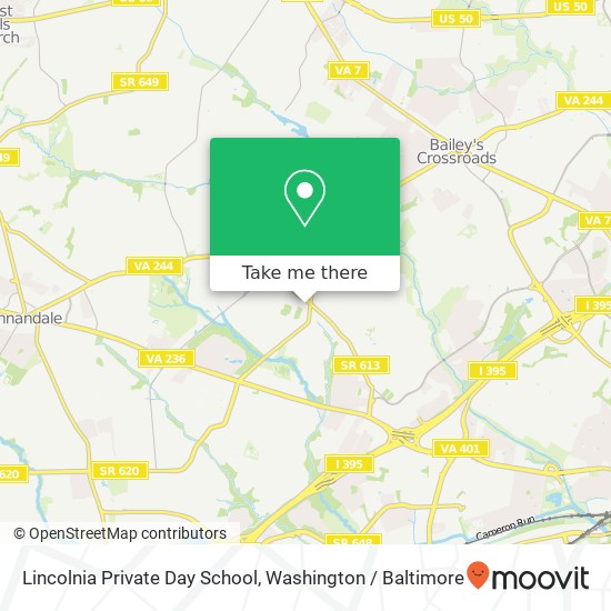Mapa de Lincolnia Private Day School