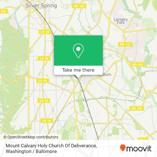 Mount Calvary Holy Church Of Deliverance map