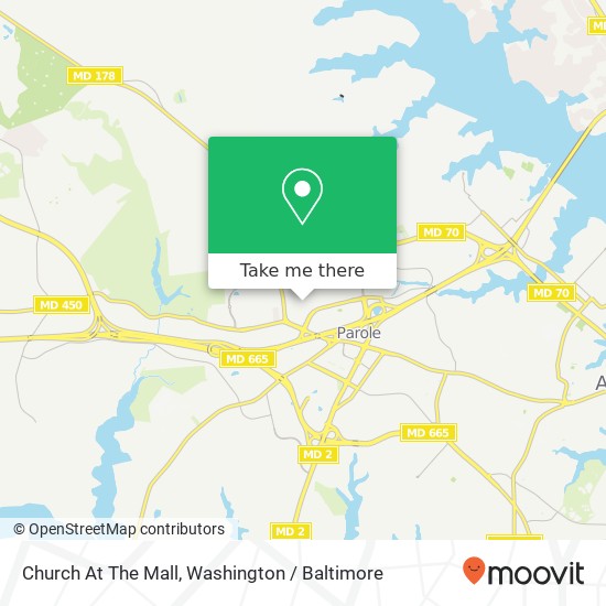 Church At The Mall map
