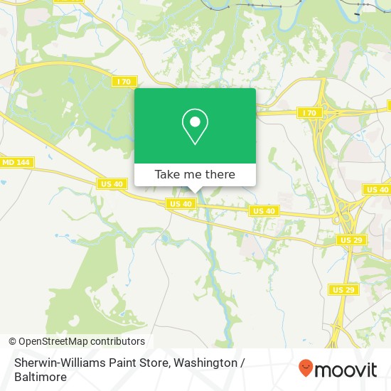 Sherwin-Williams Paint Store map