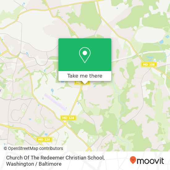 Mapa de Church Of The Redeemer Christian School