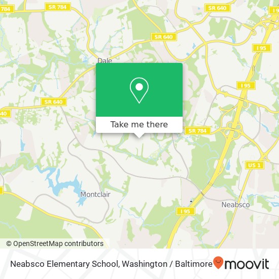 Mapa de Neabsco Elementary School