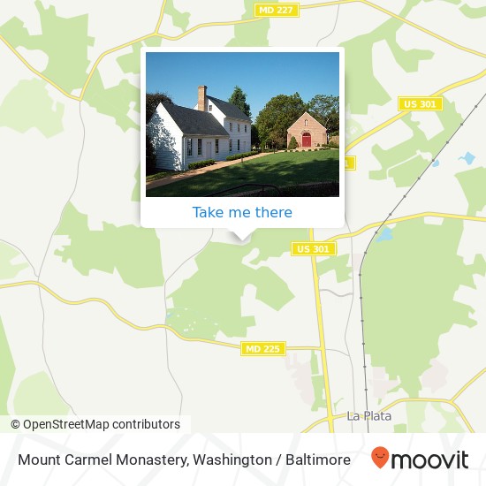 Mount Carmel Monastery map