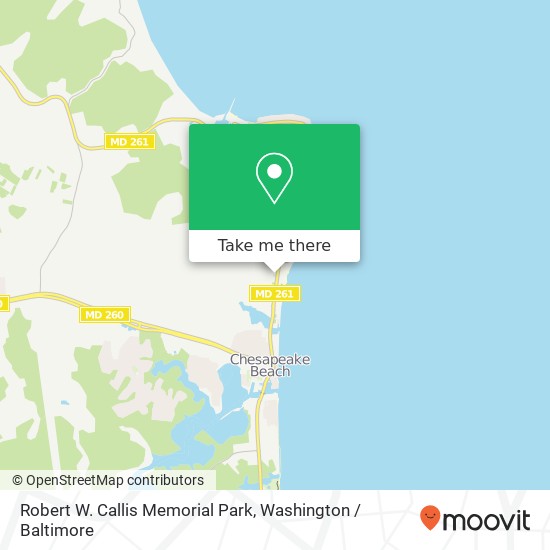 Robert W. Callis Memorial Park map