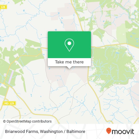 Briarwood Farms map