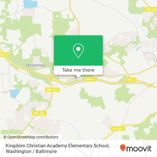 Kingdom Christian Academy Elementary School map