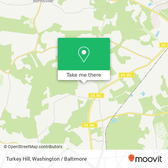 Turkey Hill map