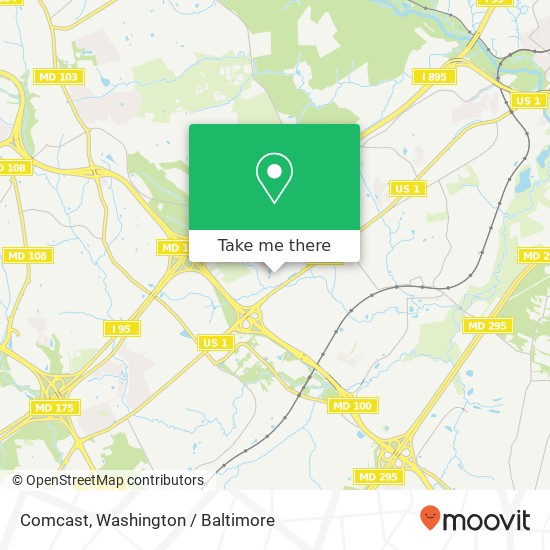 Comcast map