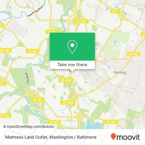 Mattress Land Outlet map