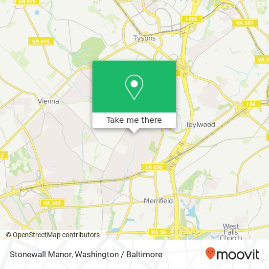 Stonewall Manor map