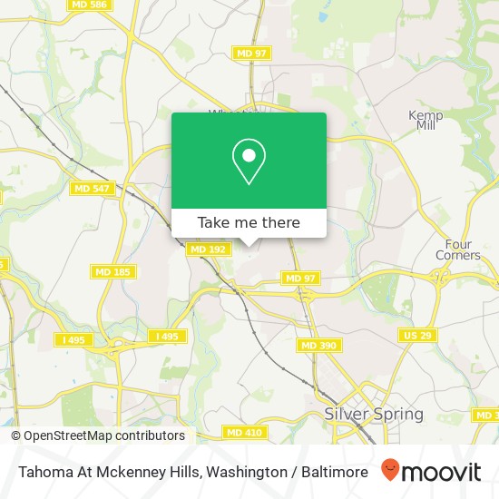 Tahoma At Mckenney Hills map