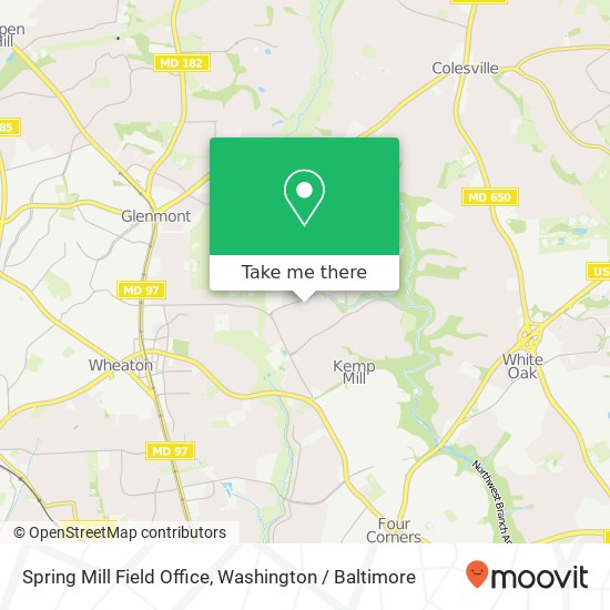 Spring Mill Field Office map