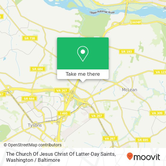 The Church Of Jesus Christ Of Latter-Day Saints map