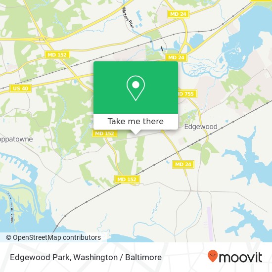 Mapa de Edgewood Park
