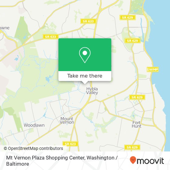 Mt Vernon Plaza Shopping Center map