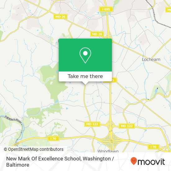 New Mark Of Excellence School map