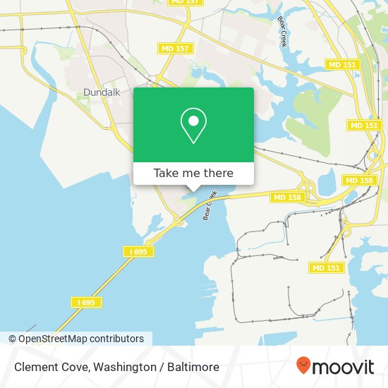 Mapa de Clement Cove