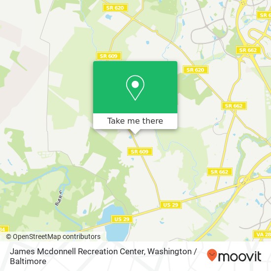 James Mcdonnell Recreation Center map