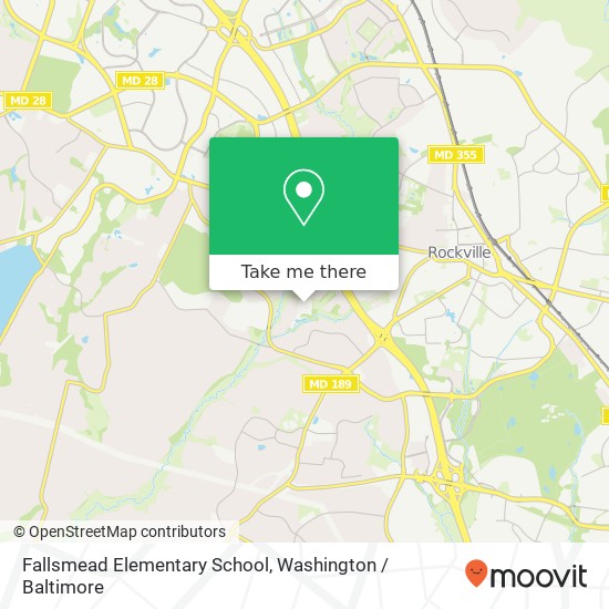 Fallsmead Elementary School map