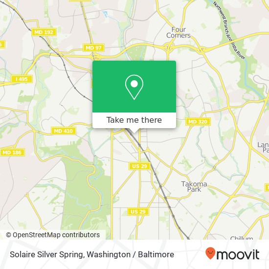 Mapa de Solaire Silver Spring