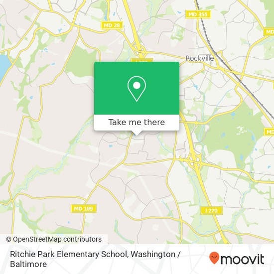 Mapa de Ritchie Park Elementary School