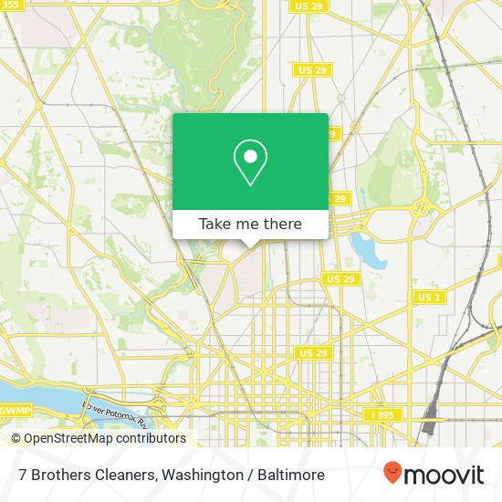 7 Brothers Cleaners map