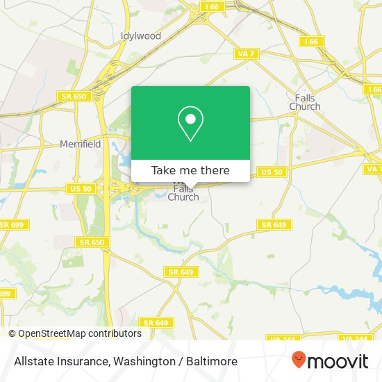 Allstate Insurance map