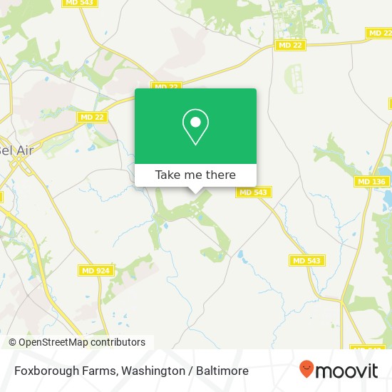 Mapa de Foxborough Farms