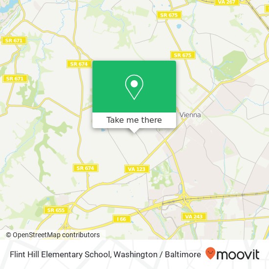 Mapa de Flint Hill Elementary School