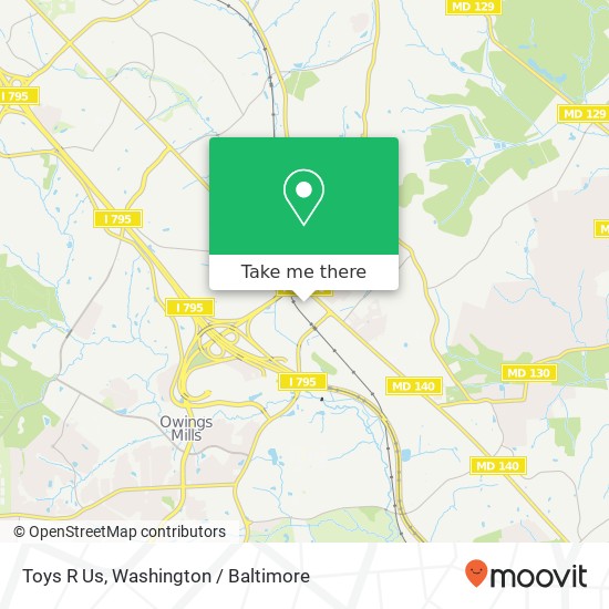 Mapa de Toys R Us