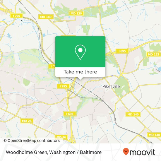 Mapa de Woodholme Green