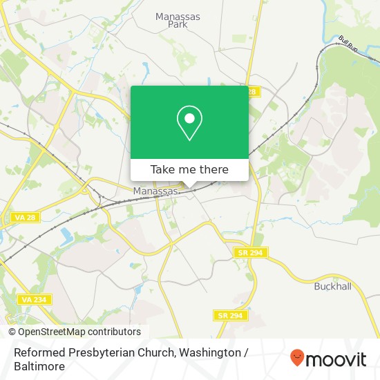 Reformed Presbyterian Church map