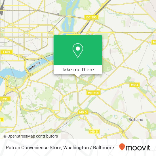 Mapa de Patron Convenience Store