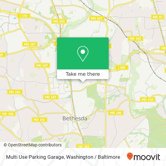 Multi Use Parking Garage map