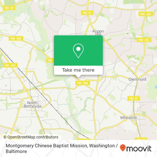 Montgomery Chinese Baptist Mission map