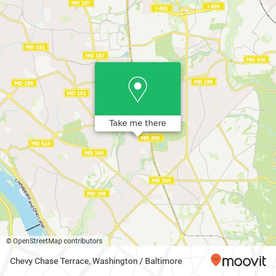 Mapa de Chevy Chase Terrace