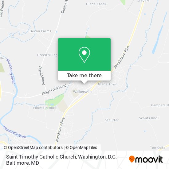 Saint Timothy Catholic Church map