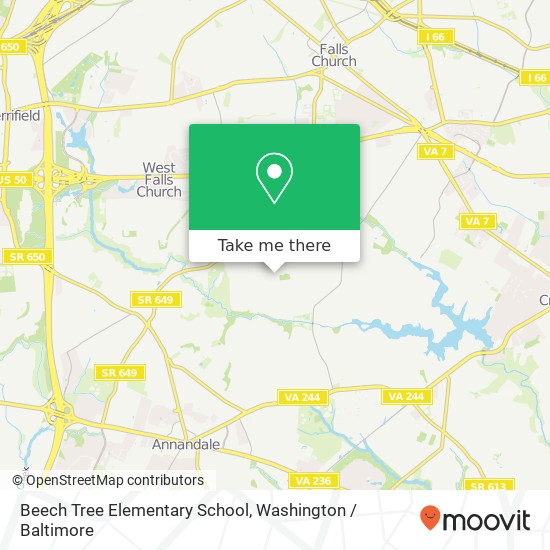 Mapa de Beech Tree Elementary School