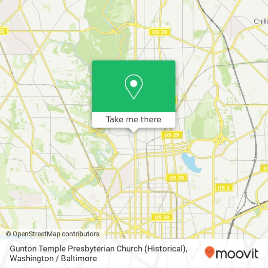 Gunton Temple Presbyterian Church (Historical) map