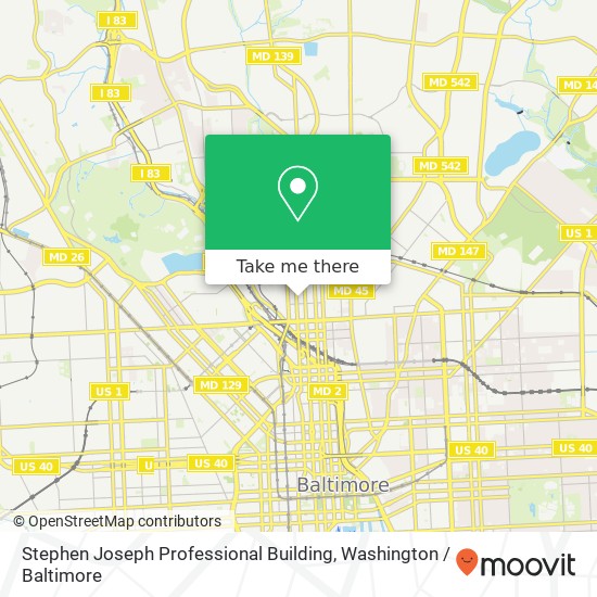 Mapa de Stephen Joseph Professional Building