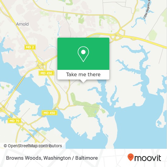 Mapa de Browns Woods