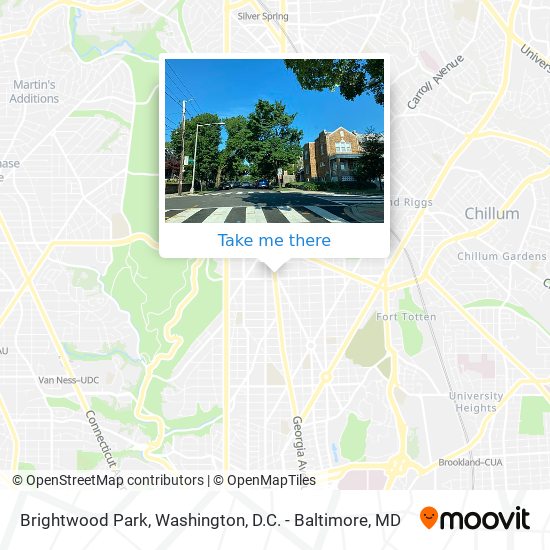 Mapa de Brightwood Park