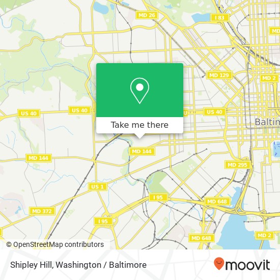 Shipley Hill map