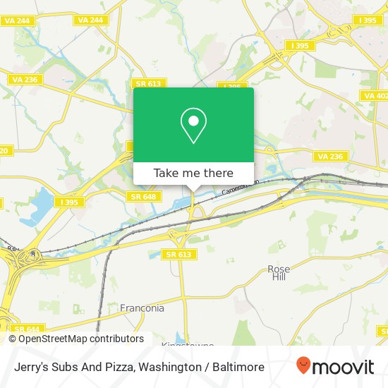 Jerry's Subs And Pizza map