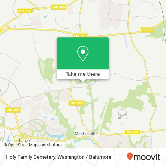 Holy Family Cemetery map