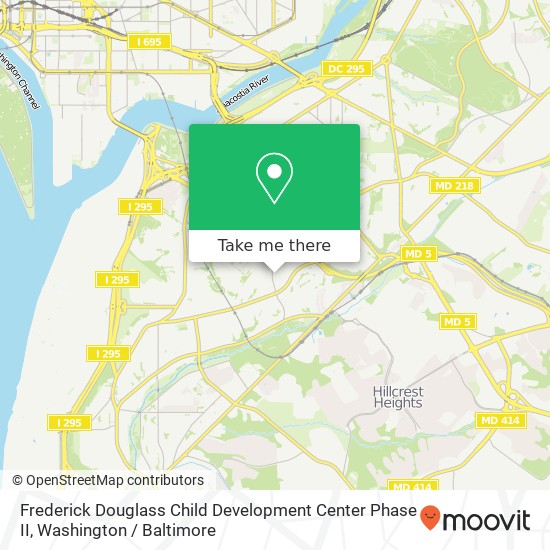 Mapa de Frederick Douglass Child Development Center Phase II